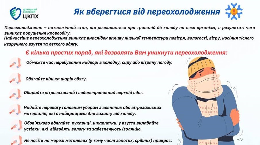 Як вберегтися від переохолодження
