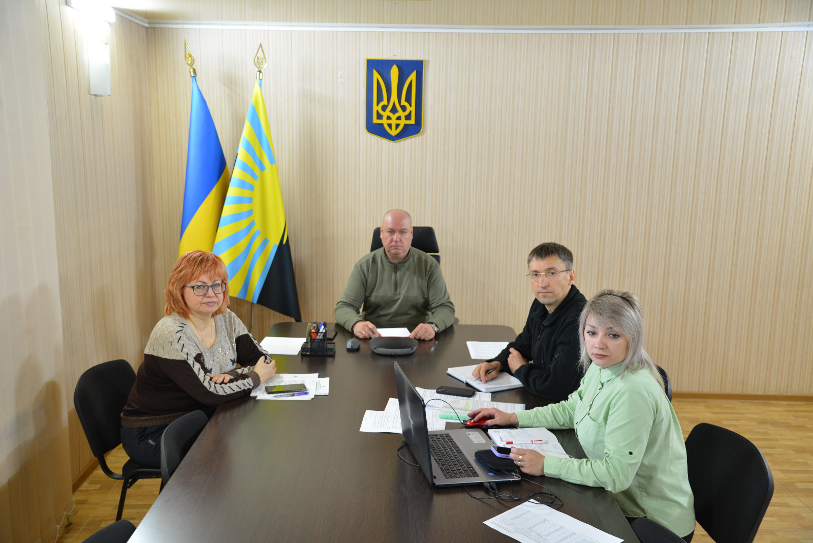 Засідання Координаційного центру підтримки цивільного населення при Донецькій обласній державній адміністрації, обласній військовій адміністрації