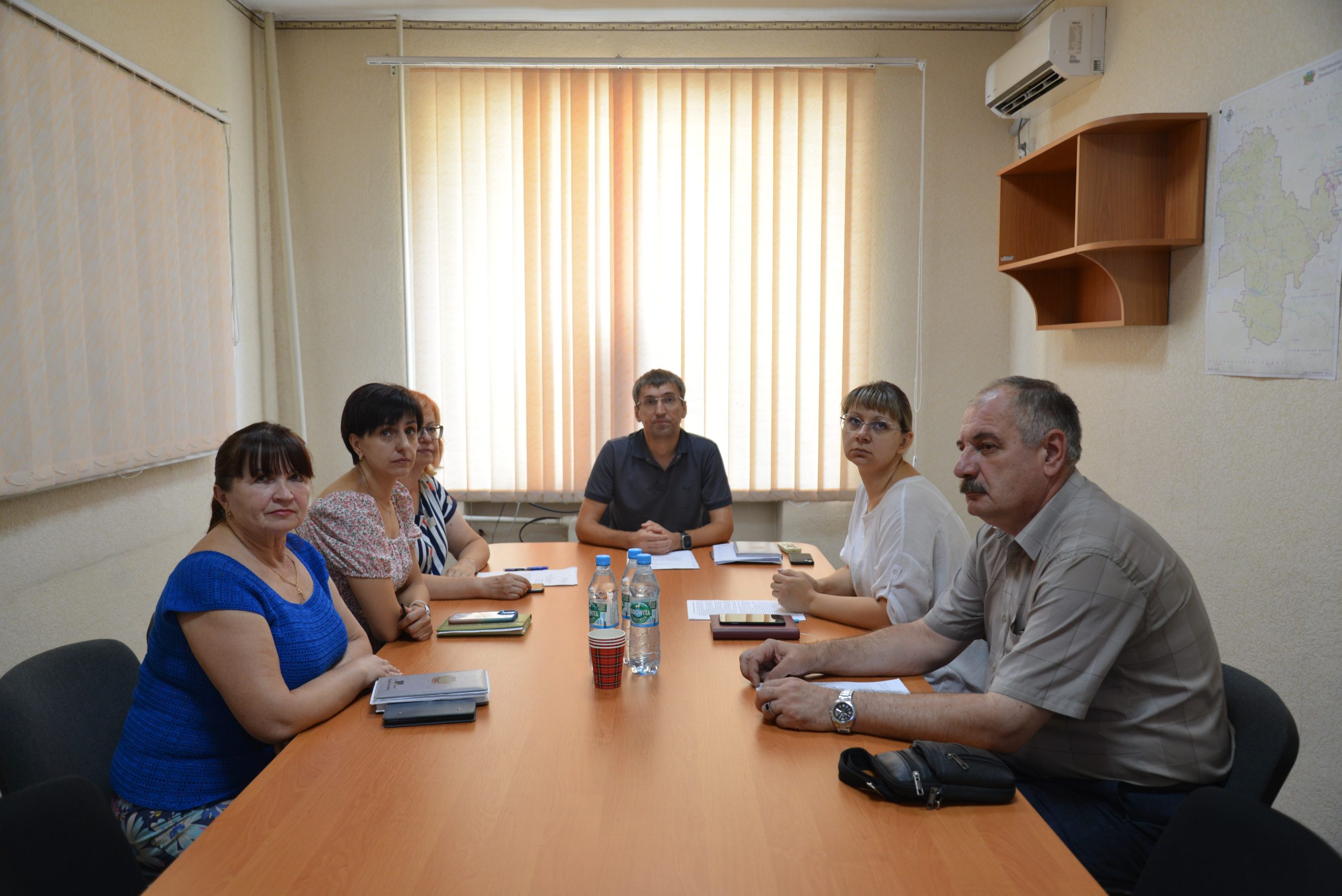 Засідання Координаційного центру підтримки цивільного населення  при Покровській районній державній адміністрації, районній військовій адміністрації
