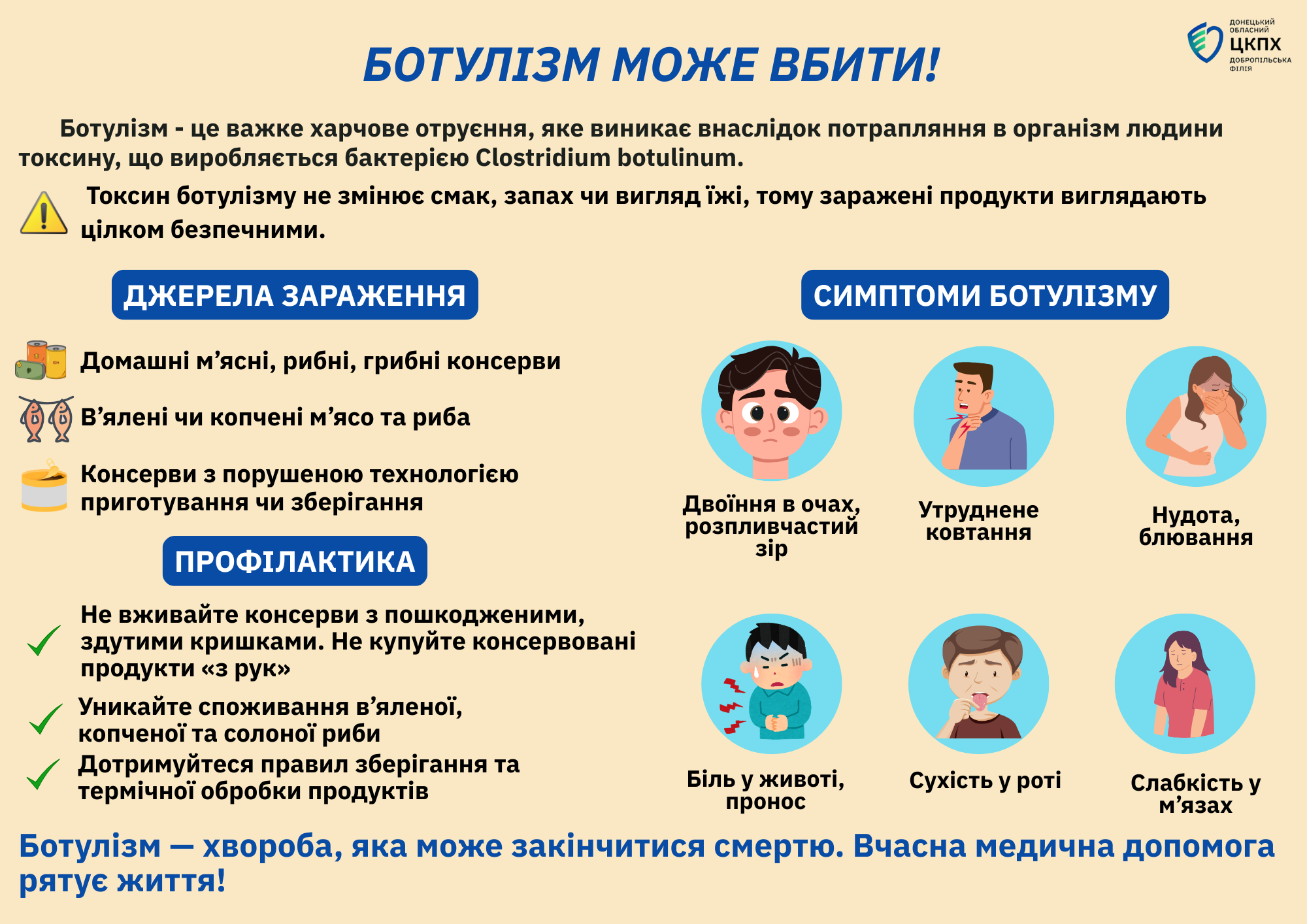БОТУЛІЗМ МОЖЕ ВБИТИ!