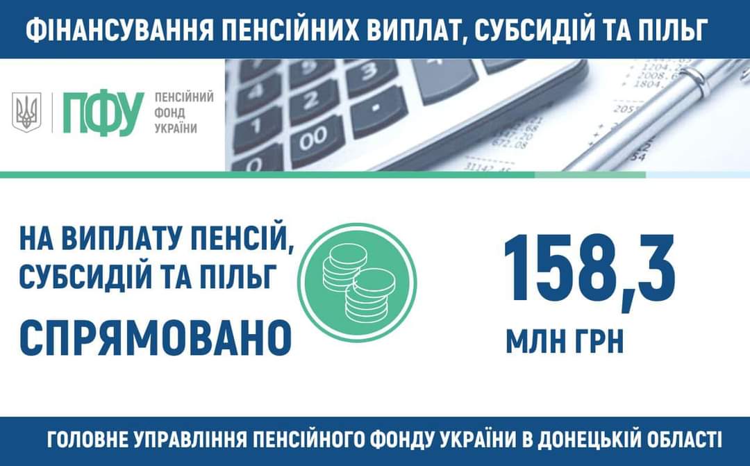 Розпочато фінансування пенсій жовтня для пенсіонерів області, а також субсидій та пільг вересня 2022 року.