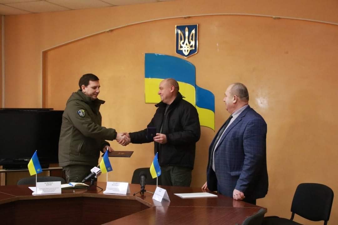 Начальник Мирноградської МВА отримав нагороду від Верховної Ради