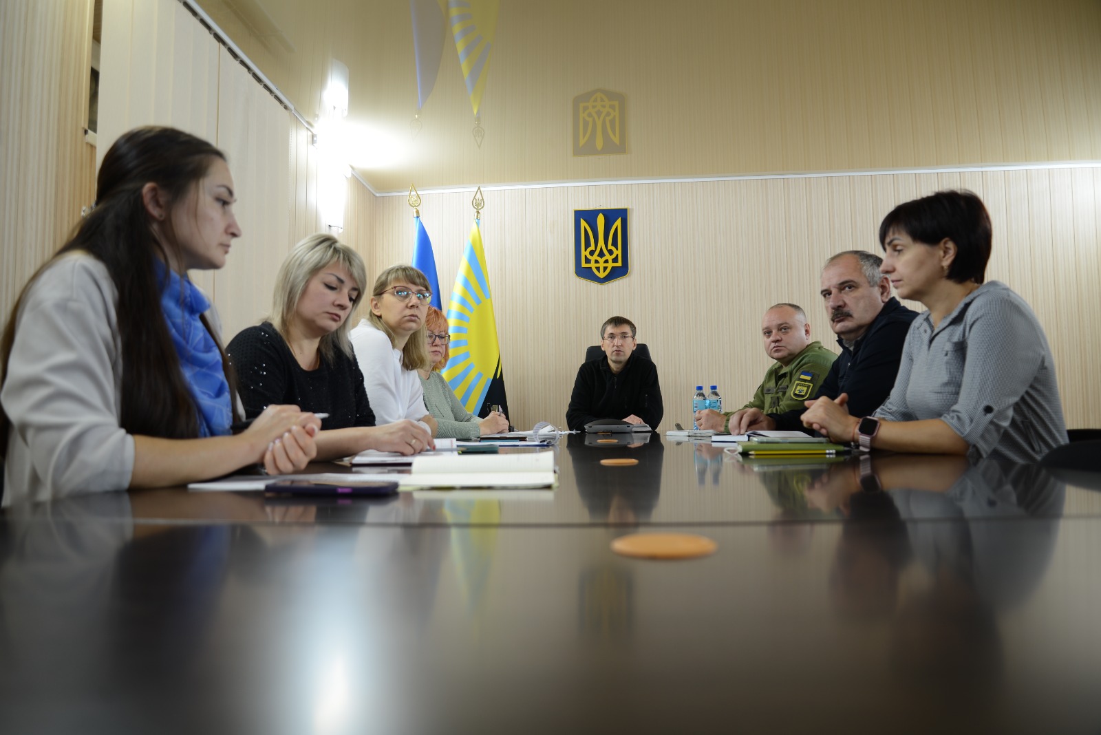 Засідання Координаційного центру підтримки цивільного населення при Покровській РВА